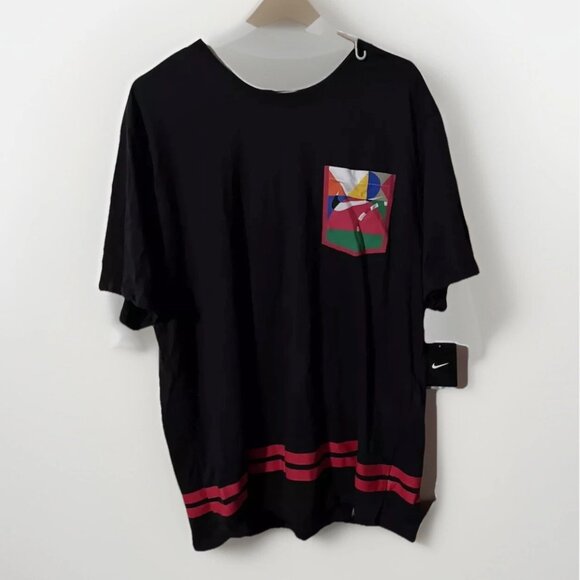MENS NIKE ASG ALL STAR BRANDED POCKET BLACK BASKETBALL 2XL NWT - Picture 1 of 4
